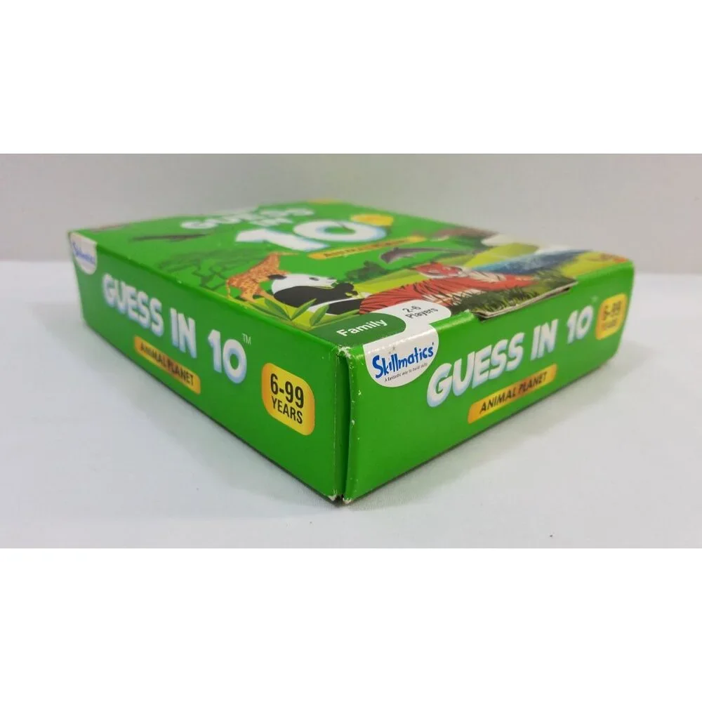 Guess In 10 Animal Planet Complete Set Guessing Game Skillmatics Family Time